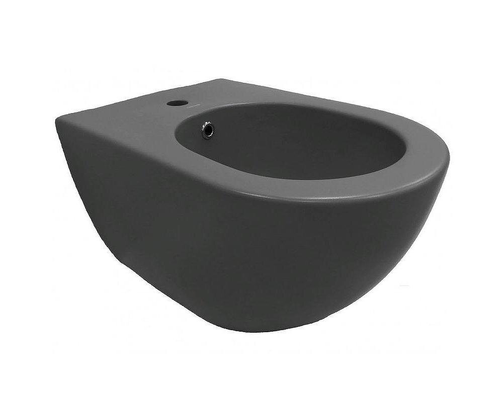 Изображение товара Биде Creavit Free FE510-00AM00E-0000, подвесное, антрацит матовый