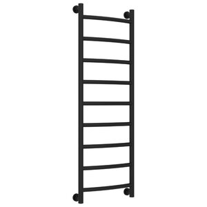 Изображение товара Полотенцесушитель водяной Сунержа Галант+ 31-0200-1240, высота 120 см, ширина 40 см, нижнее подключение 40 см, цвет чёрный матовый
