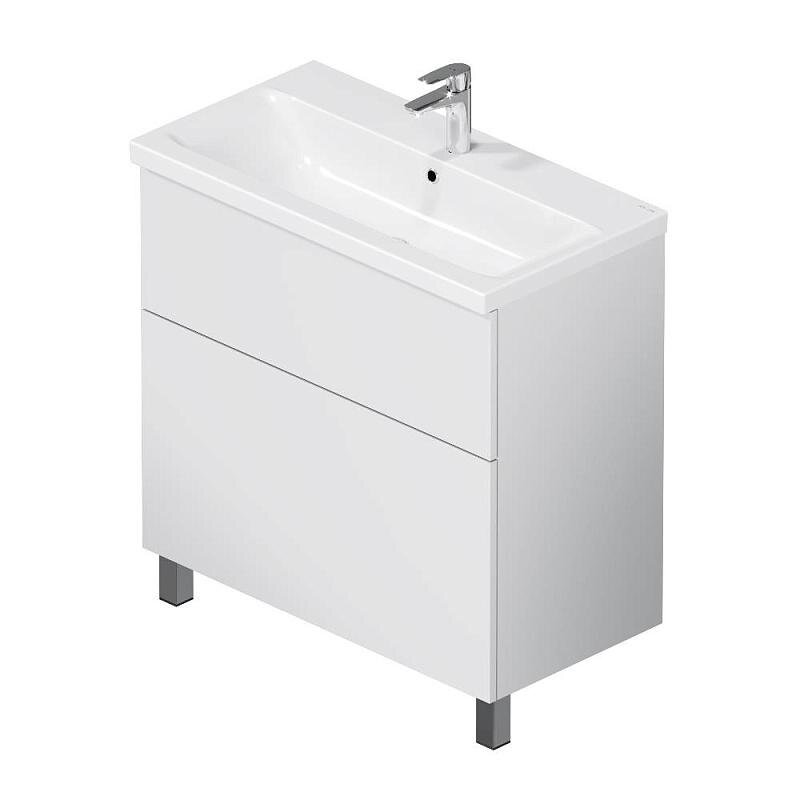 Изображение товара Тумба с раковиной Am.Pm Gem M90-FSX0802WG-WCC0802WG, 80 см, напольная, цвет белый 