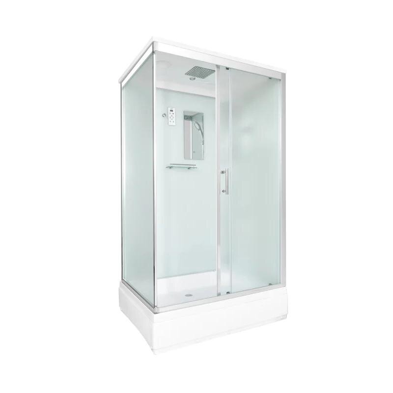 Изображение товара Душевая кабина Dto D229SEL 120x90 см с крышей, матовое стекло, профиль хром