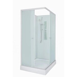 Изображение товара Душевая кабина Dto LK215NGM, 120 х 90 см, поддон низкий, стекло матовое, профиль хром матовый