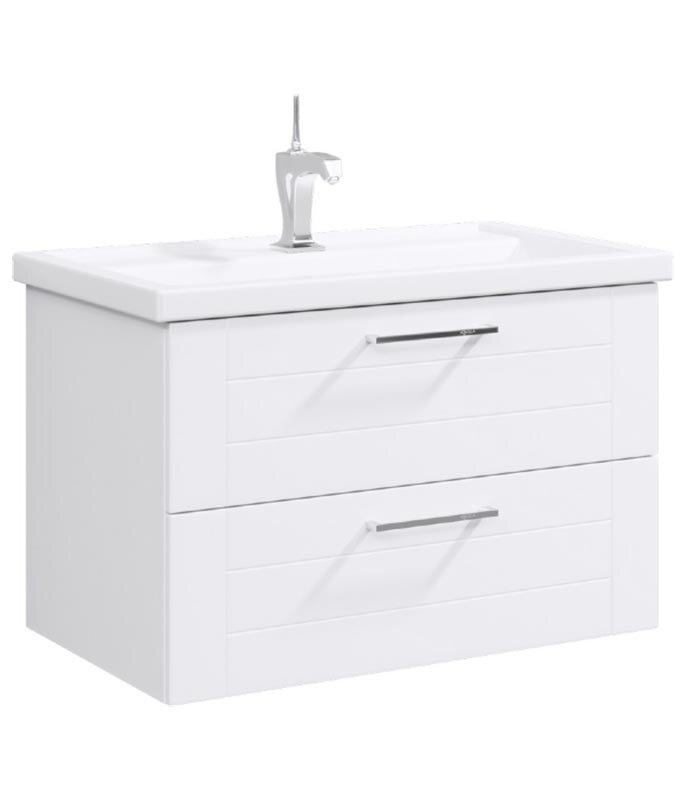 Изображение товара Тумба под раковину Aqwella Манчестер 80 белая подвесная