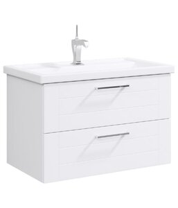 Изображение товара Тумба под раковину Aqwella Манчестер 80 белая подвесная