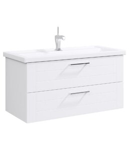 Изображение товара Тумба под раковину Aqwella Манчестер 100, подвесная, белый, MAN01102
