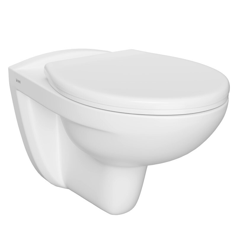 Изображение товара Подвесной унитаз Vitra Normus 6855B003-0101 белый безободковый с глазурью
