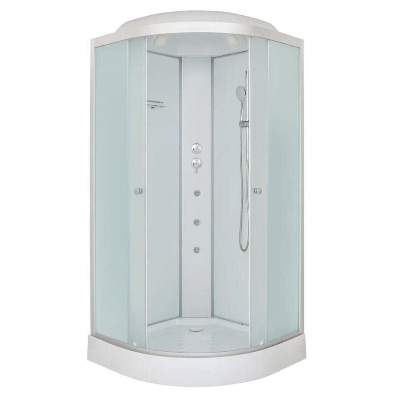 Изображение товара Душевая кабина Dto LM908GM5 80x80 см с гидромассажем и крышей Изображение товара Душевая кабина Dto LM908GM5 80x80 см с гидромассажем и крышей