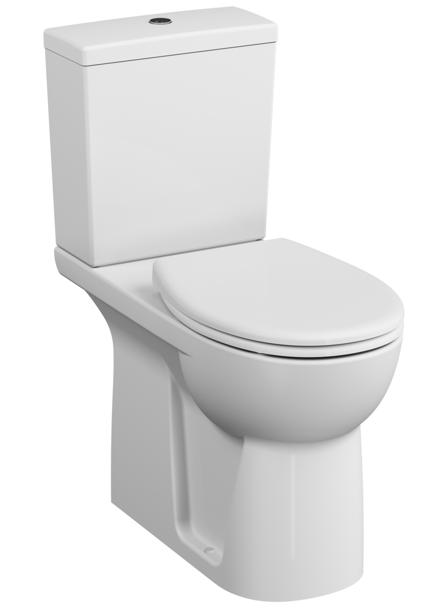 Изображение товара Напольный унитаз Vitra Conforma 9832B003-7204 с горизонтальным выпуском и антибактериальным покрыти