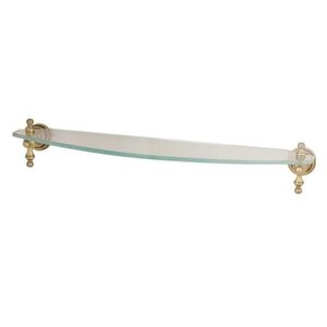 Изображение товара Полка Boheme Barocco 10657, стеклянная, держатели бронза