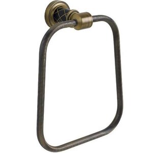 Изображение товара Полотенцедержатель Boheme Murano 10905-B-BR кольцо, бронза/черный