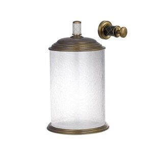 Изображение товара Ведро для мусора Boheme Murano 10914-B-BR, стекло, цвет бронза/черный