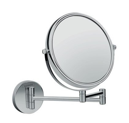 Изображение товара Настенное косметическое зеркало Hansgrohe Logis Universal 73561000 хром, регулируемое, диаметр 24.8