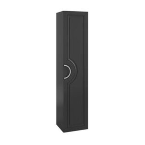 Изображение товара Шкаф-пенал Caprigo Valletta 35350L-SF019/35350R-SF019, 35 см, подвесной, цвет графит, левый/правый