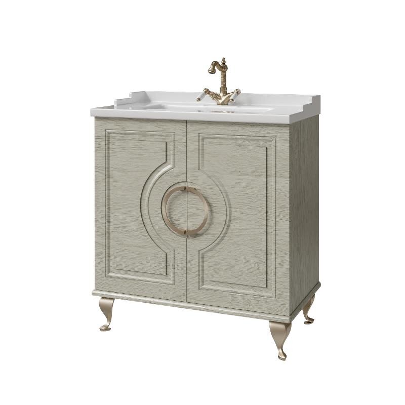 Изображение товара Тумба под раковину Caprigo Valletta 35312-RF13 80 см беленый дуб