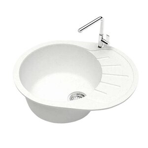 Изображение товара Кухонная мойка Maretti Kitchen MR575-WH, 57.5 см, искусственный камень, белый