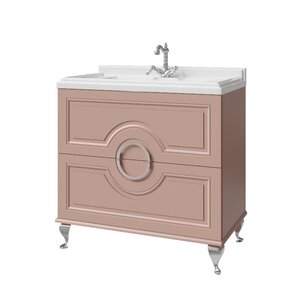 Изображение товара Тумба под раковину Caprigo Valletta 35318-SF026, 90 см, напольная, цвет пудра