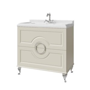 Изображение товара Тумба под раковину Caprigo Valletta 35318-SF46 90 см крем лайт