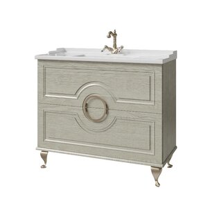 Изображение товара Тумба под раковину Caprigo Valletta 35319-RF13, 100 см, напольная, цвет беленый дуб