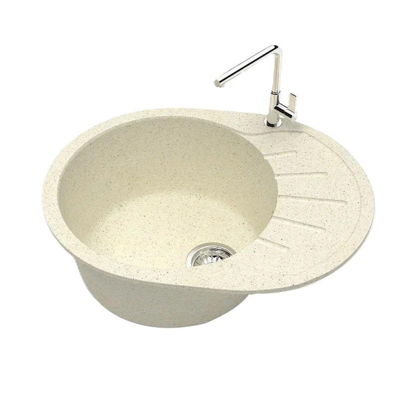 Изображение товара Кухонная мойка Maretti Kitchen MR575-BE, 57.5 см, искусственный камень, бежевый