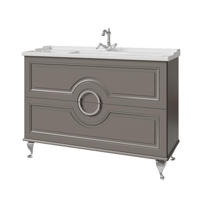 Изображение товара Тумба Caprigo Valletta 35320-SF025 120 см с раковиной - напольная, айрон