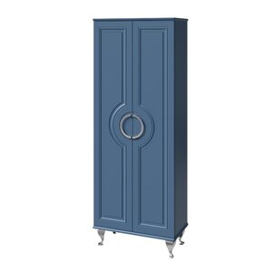 Изображение товара Шкаф-пенал Caprigo Valletta Smalty 35351eml-029.000.00.20, 65 см, напольный, цвет бриллиантово-синий