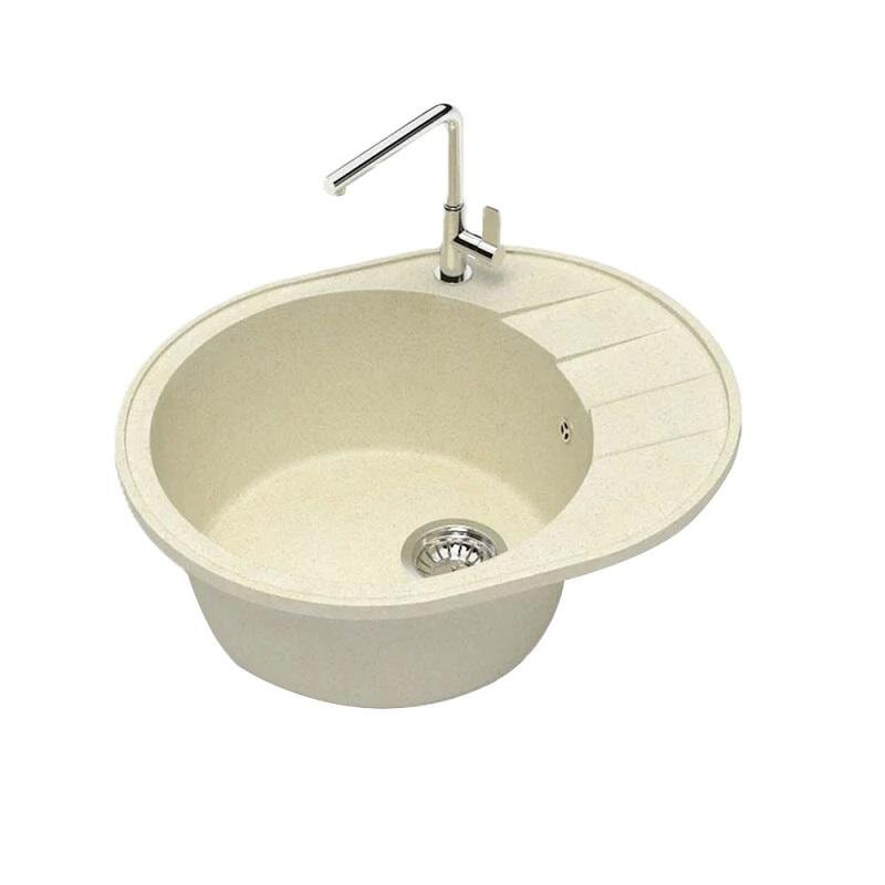 Изображение товара Кухонная мойка Maretti Kitchen MR615-BE, 61.5 см, искусственный камень, бежевый
