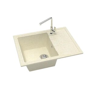 Изображение товара Кухонная мойка Maretti Kitchen FL575-BE, 57.5 см, искусственный камень, бежевый