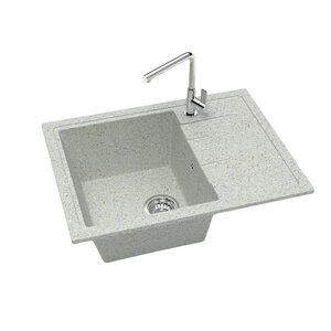 Изображение товара Кухонная мойка Maretti Kitchen FL575-GR, 57.5 см, искусственный камень, серый