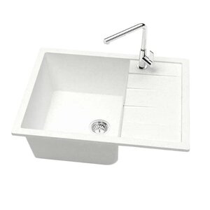 Изображение товара Кухонная мойка Maretti Kitchen MR645-WH, 64.5 см, искусственный камень, белый