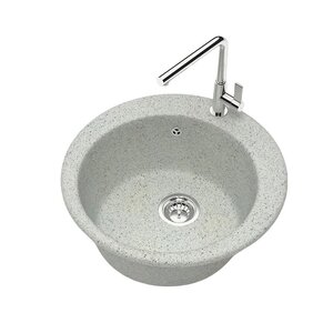 Изображение товара Кухонная мойка Maretti Kitchen MR475-GR, 47.5 см, искусственный камень, серый