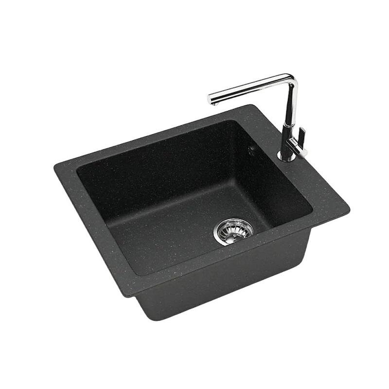 Изображение товара Кухонная мойка Maretti MR425-BL из искусственного камня, 42,5 см, черная Изображение товара Кухонная мойка Maretti MR425-BL из искусственного камня, 42,5 см, черная