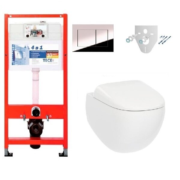 Изображение товара Инсталляция Tece Inspire с безободковым унитазом Am.Pm Sensation FlashClean