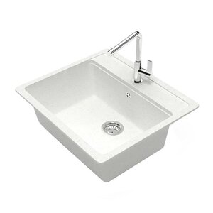 Изображение товара Кухонная мойка Maretti Kitchen MR570-WH, 57 см, искусственный камень, белый