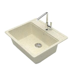 Изображение товара Кухонная мойка Maretti Kitchen MR570-BE, 57 см, искусственный камень, бежевый