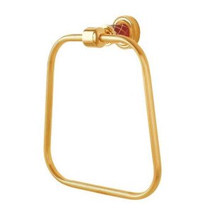 Изображение товара Полотенцедержатель Boheme Murano 10905-R-G, кольцо, золото/рубиновый Изображение товара Полотенцедержатель Boheme Murano 10905-R-G, кольцо, золото/рубиновый