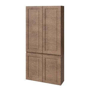 Изображение товара Шкаф-пенал Caprigo Wales 36051-RF15, 80 см, подвесной, цвет светлый орех