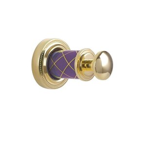 Изображение товара Крючок Boheme Murano 10906-V-G, золото/фиолетовый