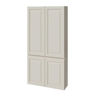 Изображение товара Шкаф-пенал Caprigo Wales 36051-SF023, 80 см, подвесной, цвет беж лайт 