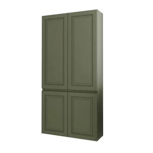 Изображение товара Шкаф-пенал Caprigo Wales Smalty 36051eml-015.000.00.20, 80 см, подвесной, цвет олива