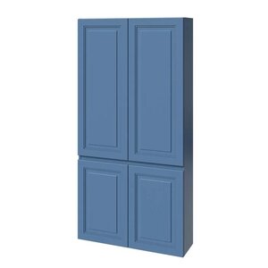 Изображение товара Шкаф-пенал Caprigo Wales Smalty 36051eml-029.000.00.20, 80 см, подвесной, цвет бриллиантово-синий