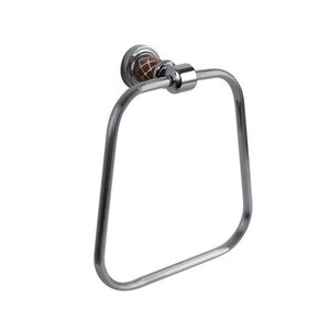 Изображение товара Полотенцедержатель Boheme Murano 10905-CH-CR, кольцо, хром/шоколад Изображение товара Полотенцедержатель Boheme Murano 10905-CH-CR, кольцо, хром/шоколад