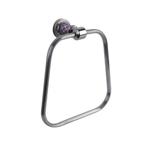 Изображение товара Полотенцедержатель Boheme Murano 10905-V-CR, кольцо, хром/фиолетовый Изображение товара Полотенцедержатель Boheme Murano 10905-V-CR, кольцо, хром/фиолетовый