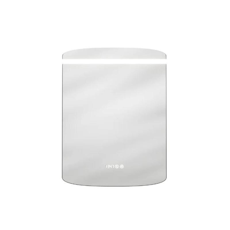 Изображение товара Зеркало Caprigo Софт 2060HW, 60 см, с подсветкой, сенсорный выключатель, часы, цвет белый