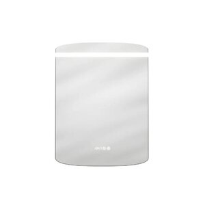 Изображение товара Зеркало Caprigo Софт 2060HW, 60 см, с подсветкой, сенсорный выключатель, часы, цвет белый