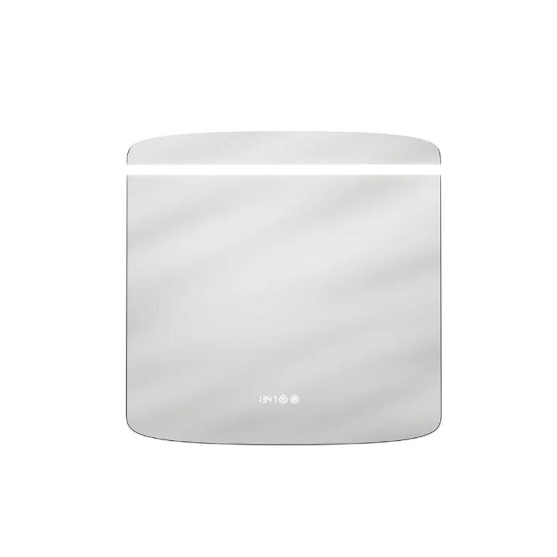 Изображение товара Зеркало Caprigo Софт 2061HW, 80 см, с подсветкой, сенсорный выключатель, часы, цвет белый