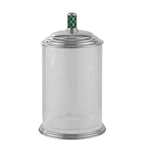 Изображение товара Ведро Boheme Murano 10914-GR-CR, стекло, хром/бирюзовый