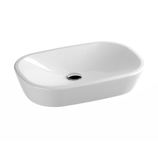 Изображение товара Раковина Ravak Ceramic O 60x40 см белый безперелив угловая установка