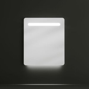 Изображение товара Зеркало Caprigo Modern 2030, 60 см, с подсветкой, сенсорный выключатель, цвет белый