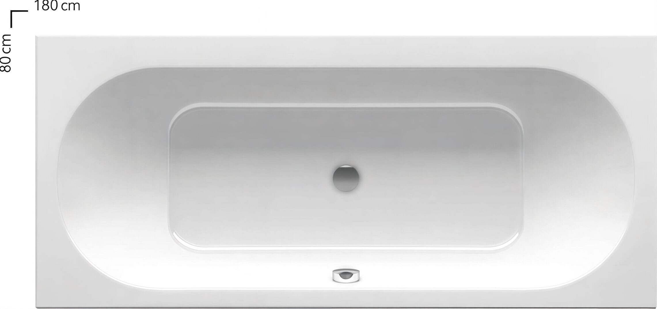 Изображение товара Ванна Ravak City Slim 180x80 см прямоугольная белая Изображение товара Ванна Ravak City Slim 180x80 см прямоугольная белая