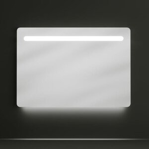 Изображение товара Зеркало Caprigo Modern 2032, 100 см, с подсветкой, сенсорный выключатель, цвет белый