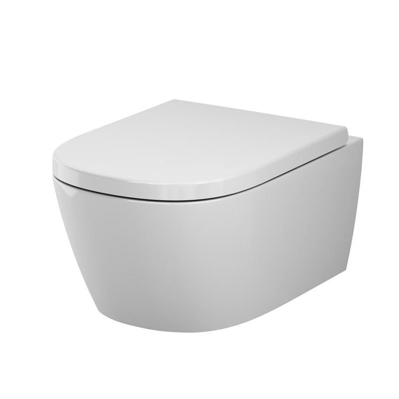 Изображение товара Подвесной унитаз Am.Pm Libre C601901SC, безободковый, с микролифтом, смыв Торнадо, белый